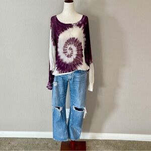 Young Fabulous and Broke tie-dye top